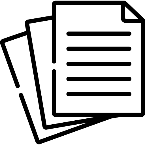 Business documents and reports icon
