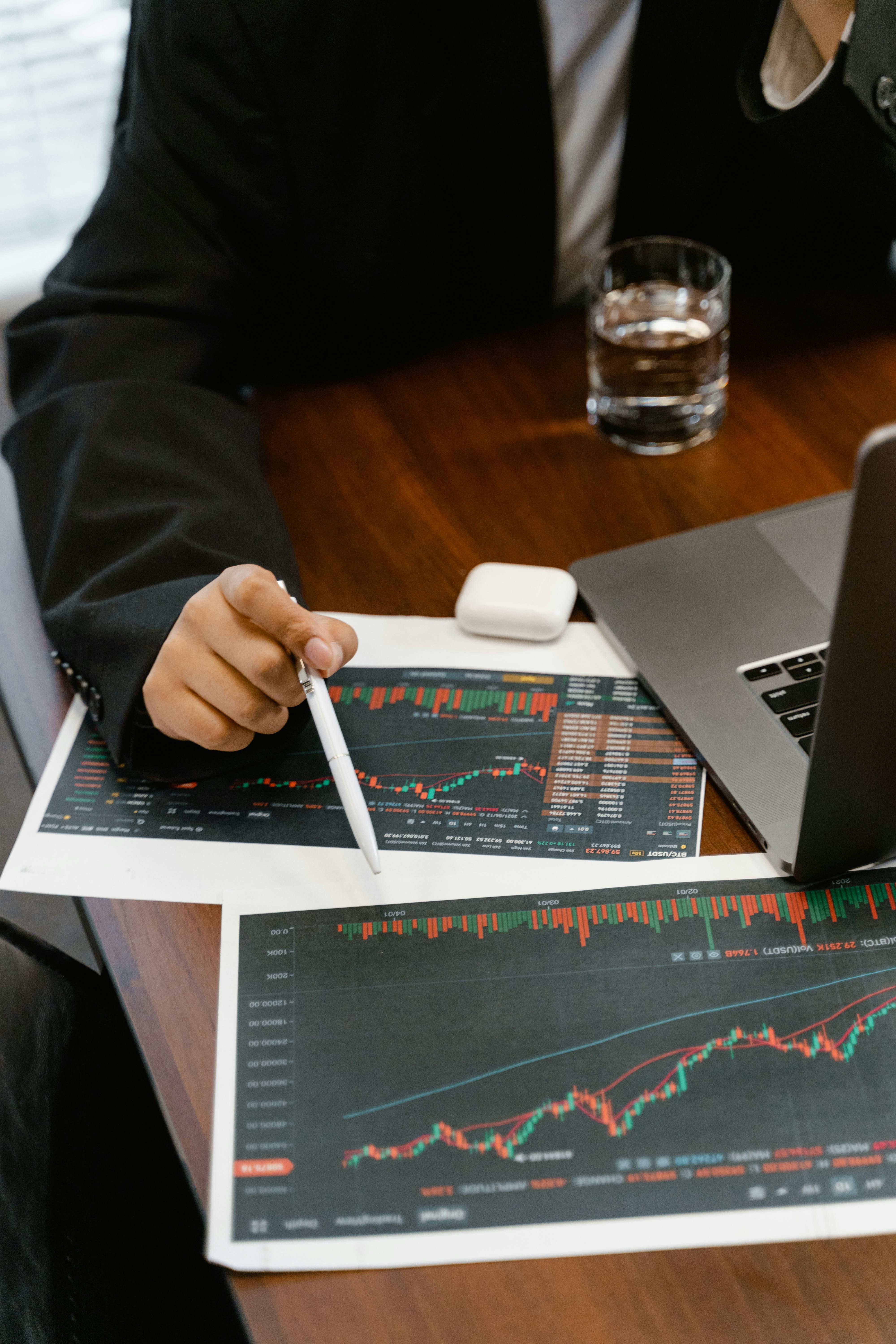 Professional stock trading on tablet